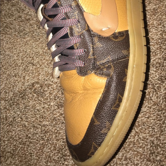 Jordan 1 custom made Louis Vuitton - Picture 3 of 3